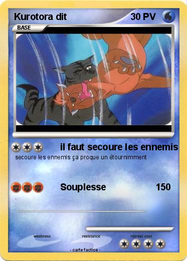 Pokemon Kurotora dit