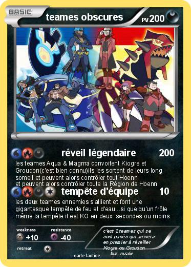Pokemon teames obscures