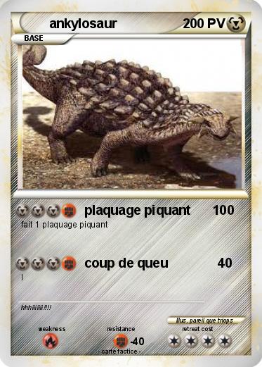 Pokemon ankylosaur