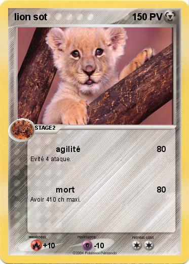 Pokemon lion sot