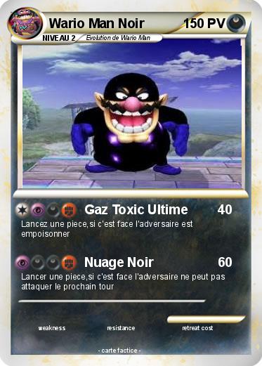 Pokemon Wario Man Noir