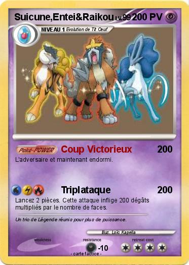 Pokemon Suicune,Entei&Raikou