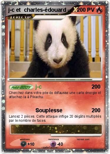 Pokemon j-c et  charles-édouard