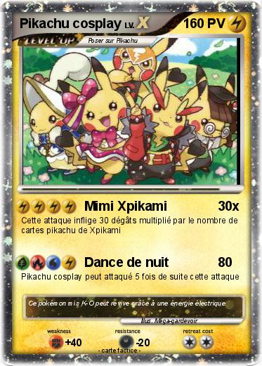 Pokemon Pikachu cosplay