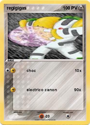 Pokemon regigigas