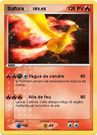 Pokemon Sulfura       niv.ex