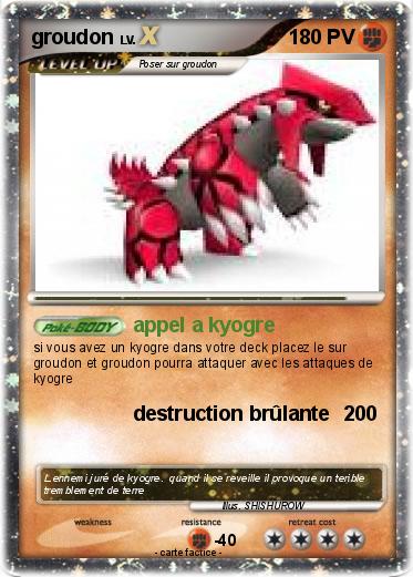 Pokemon groudon