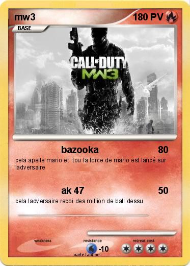 Pokemon mw3