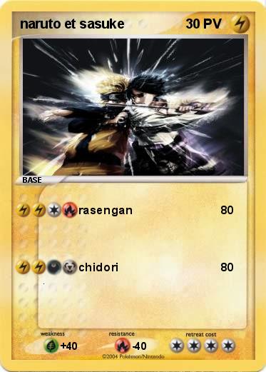 Pokemon naruto et sasuke
