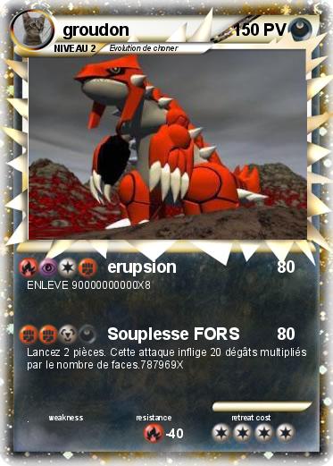 Pokemon groudon