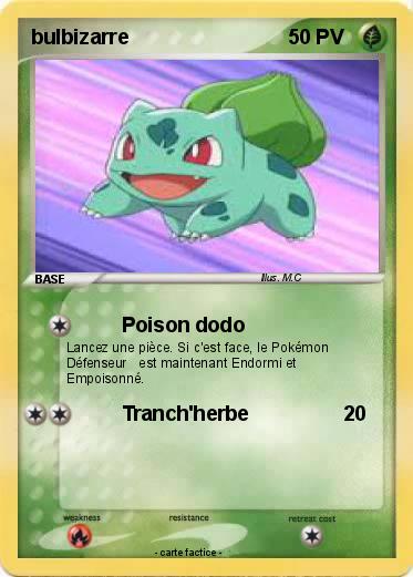 Pokemon bulbizarre