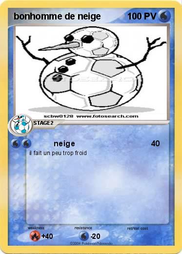 Pokemon bonhomme de neige