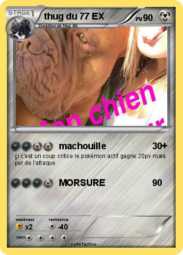 Pokemon thug du 77 EX