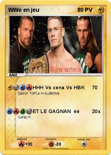 Pokemon WWe en jeu
