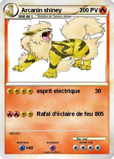 Pokemon Arcanin shiney