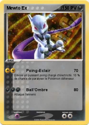 Pokemon Mewto Ex