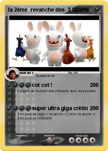 Pokemon la 2éme  revanche des  3 lapins