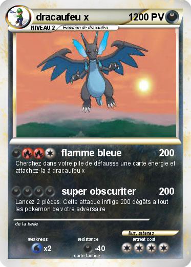 Pokemon dracaufeu x               1