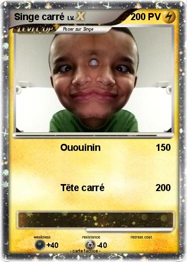 Pokemon Singe carré