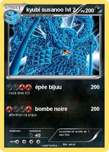 Pokemon kyubi susanoo lvl 2