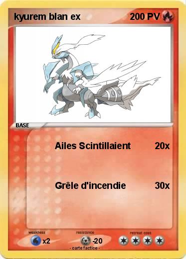 Pokemon kyurem blan ex