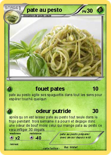 Pokemon pate au pesto