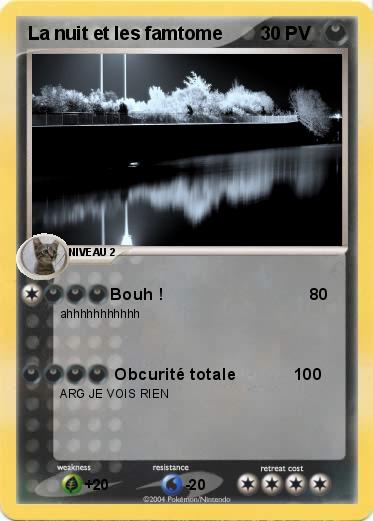 Pokemon La nuit et les famtome