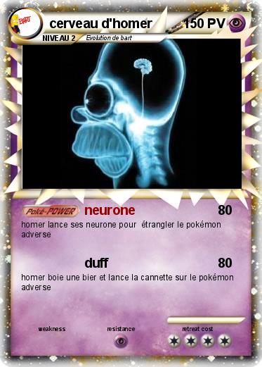 Pokemon cerveau d'homer