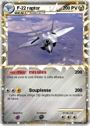 Pokemon F-22 raptor