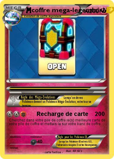 Pokemon coffre mega-legendaire