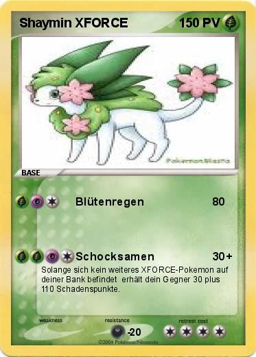 Pokemon Shaymin XFORCE