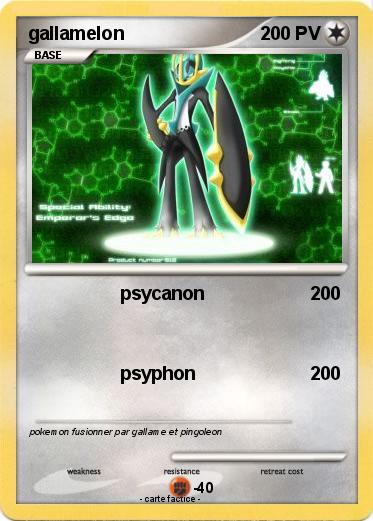 Pokemon gallamelon