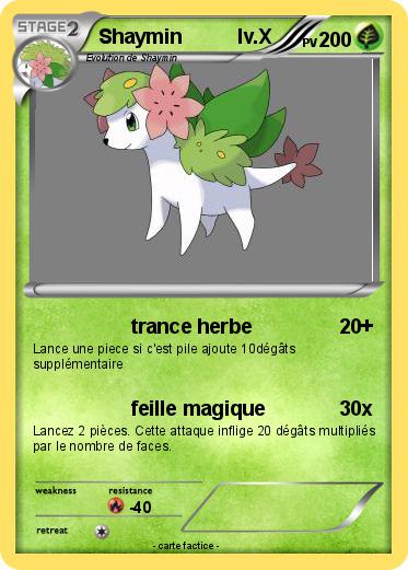 Pokemon Shaymin          lv.X
