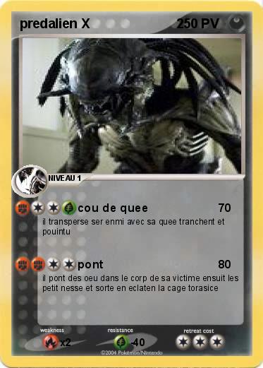 Pokemon predalien X                        2