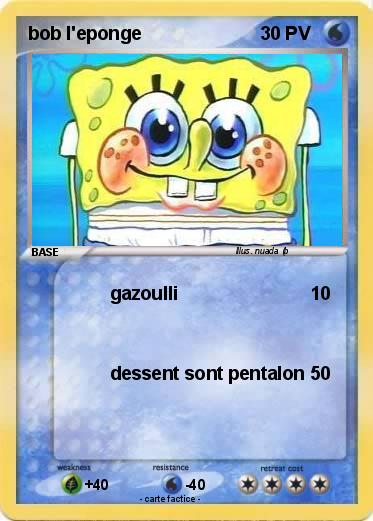 Pokemon bob l'eponge