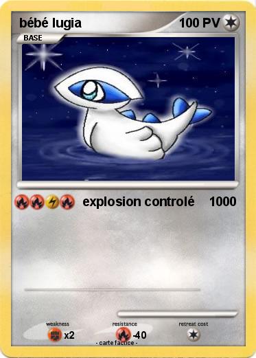 Pokemon bébé lugia