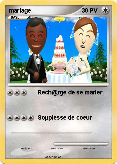Pokemon mariage