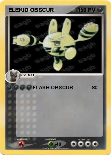Pokemon ELEKID OBSCUR
