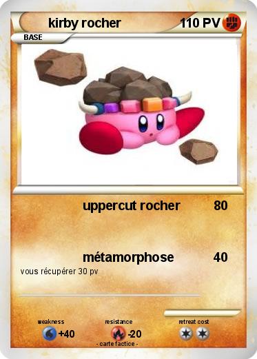 Pokemon kirby rocher