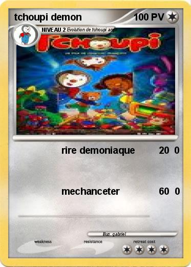 Pokemon tchoupi demon