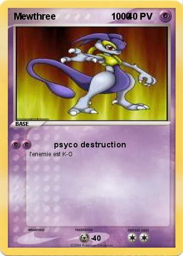 Pokemon Mewthree                      1000