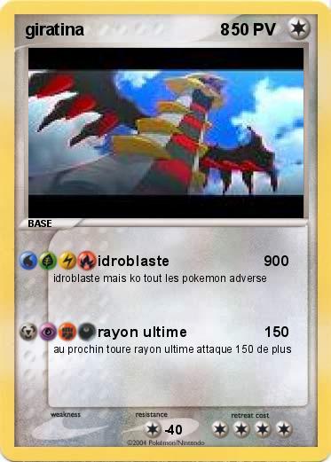 Pokemon giratina                              8