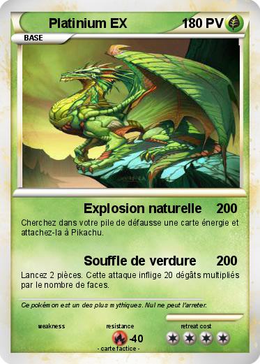 Pokemon Platinium EX