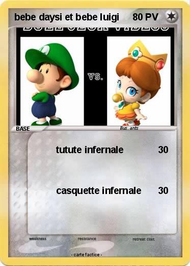 Pokemon bebe daysi et bebe luigi