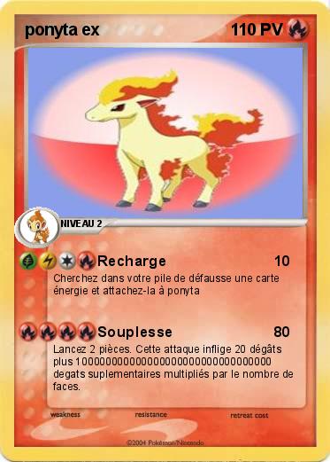 Pokemon ponyta ex