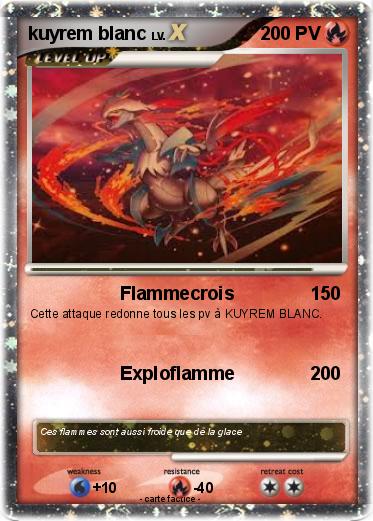Pokemon kuyrem blanc