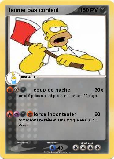 Pokemon homer pas content