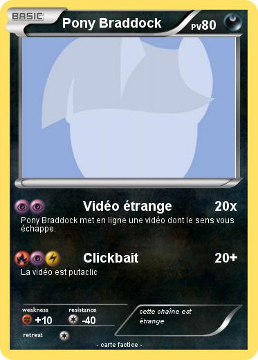 Pokemon Pony Braddock