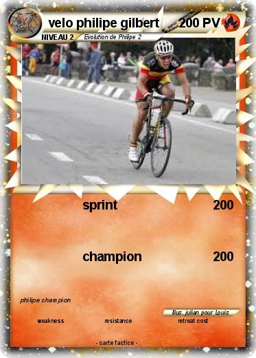 Pokemon velo philipe gilbert