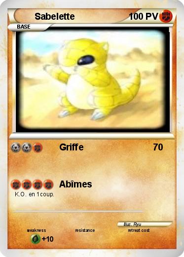 Pokemon Sabelette